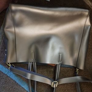 Calvin Klien Silver  Shoulder Bag, Tote, excellent Condition